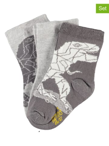 Lamino 3er-Set: Socken in Grau