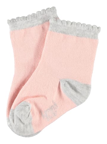 lamino 3er-Set: Socken in Grau/ Blau/ Rosa