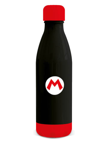 Super Mario Trinkflasche "Super Mario" in Schwarz/ Rot - 660 ml