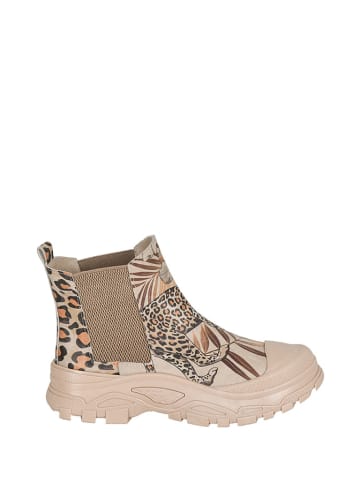 Streetfly Leder-Chelsea-Boots in Bunt