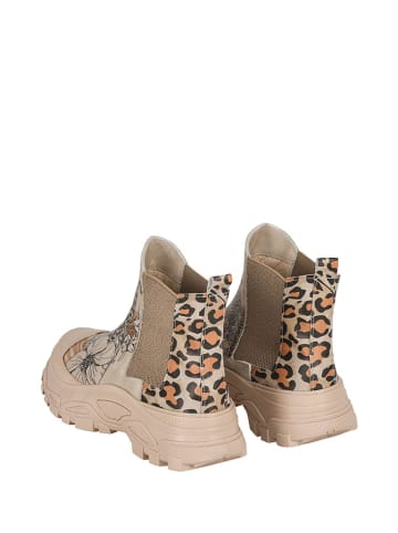 Streetfly Leder-Chelsea-Boots in Bunt