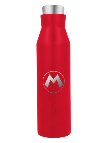 Super Mario Edelstahl-Trinkflasche "Super Mario" in Rot - 580 ml