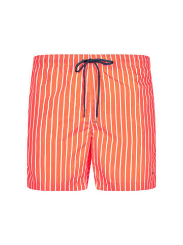 Skiny Szorty kąpielowe w kolorze pomarańczowo-białym