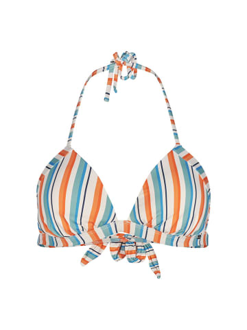 Skiny Bikinitop lichtblauw/oranje/wit