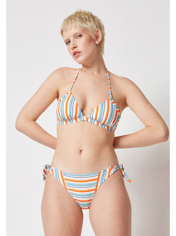 Skiny Bikinitop lichtblauw/oranje/wit