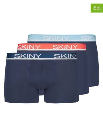 Skiny 3-delige set: boxershorts donkerblauw