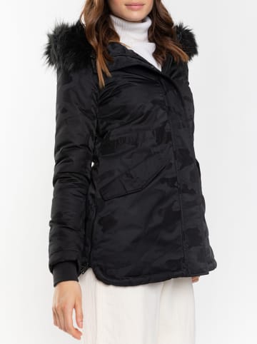 WHITE GOOSE Parka "Jane" zwart