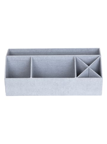 BigsoBox Bureau-organizer "Elisa" grijs - (B)33 x (H)12,5 x (D)12,5 cm