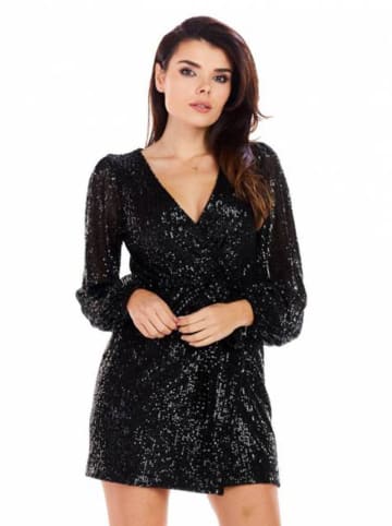 Awama Kleid in Schwarz