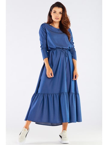 Awama Jurk blauw