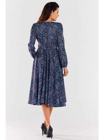 Awama Kleid in Dunkelblau