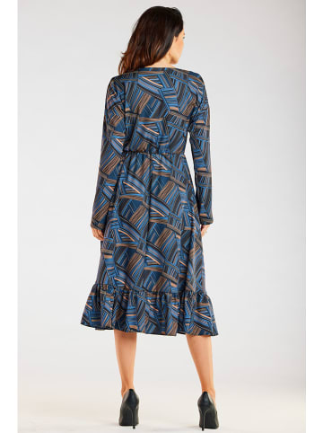 Awama Jurk donkerblauw