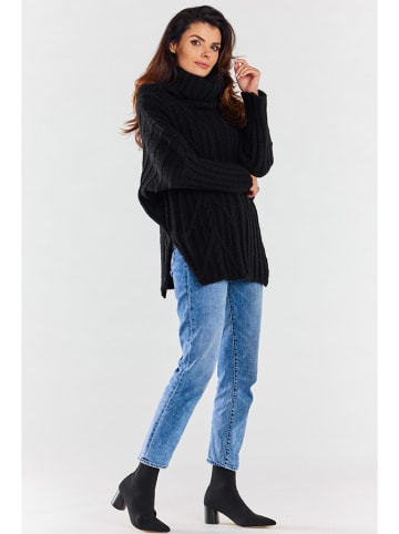 Awama Sweter w kolorze czarnym