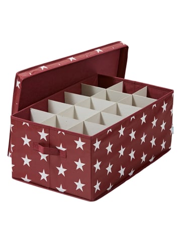 STORE IT Kerstballenbox rood - (B)58 x (H)25 x (D)36 cm