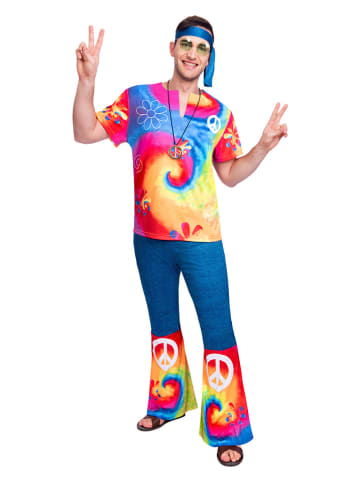 amscan 3-częściowy kostium "60's Free Spirit" ze wzorem