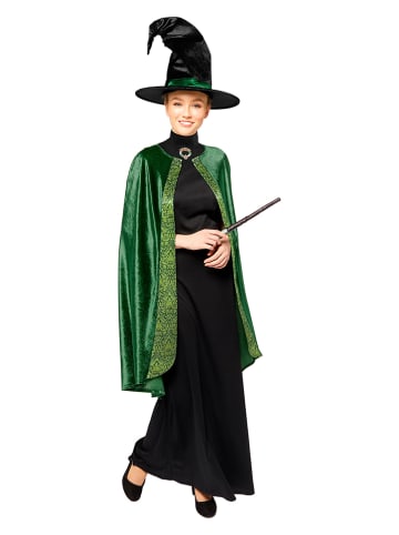 amscan 2-delig kostuum "Professor McGonagall" zwart/groen
