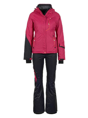 Peak Mountain 2tlg. Ski-/ Snowboardoutfit "Amic" in Fuchsia/ Dunkelblau