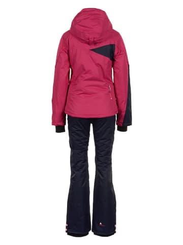 Peak Mountain 2tlg. Ski-/ Snowboardoutfit "Amic" in Fuchsia/ Dunkelblau