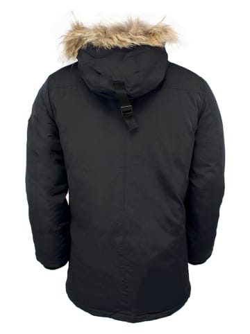 Peak Mountain Parka puchowa "Cogan" w kolorze czarnym