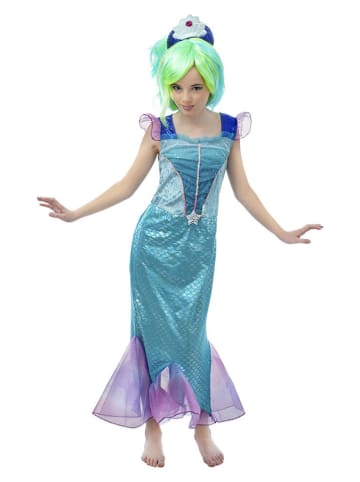 CHAKS 2-częściowy kostium "Mermaid" w kolorze błękitnym