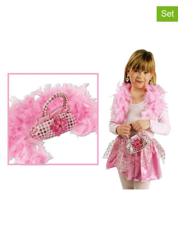 CHAKS 3tlg. Prinzessin-Set in Rosa