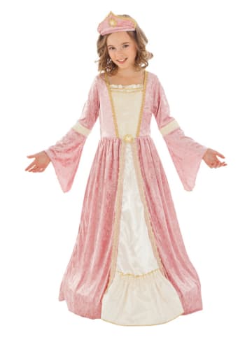 CHAKS 2tlg. Kostüm "Prinzessin" in Creme/ Rosa