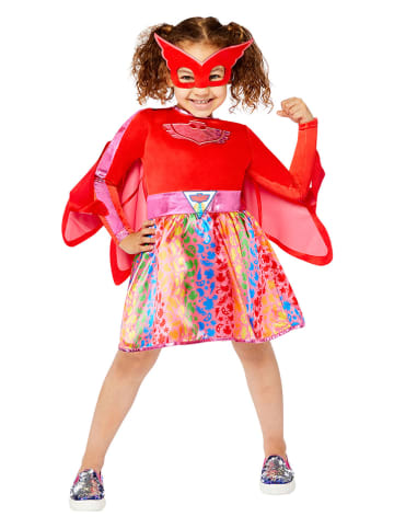 amscan 3-częściowy kostium "Owlette" w kolorze czerwonym ze wzorem