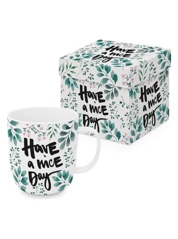 ppd Mok "Have a nice Day" wit/groen - 400 ml