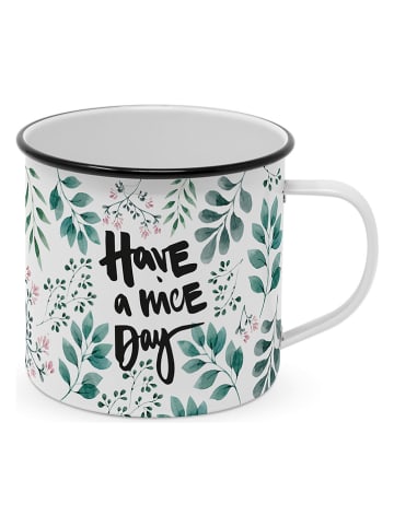 ppd Mok "Have a nice Day" wit/blauw - 400 ml