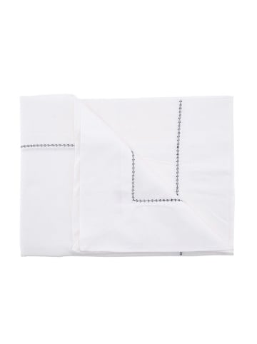 DUKA Tafelkleed wit/grijs - (L)150 x (B)250 cm