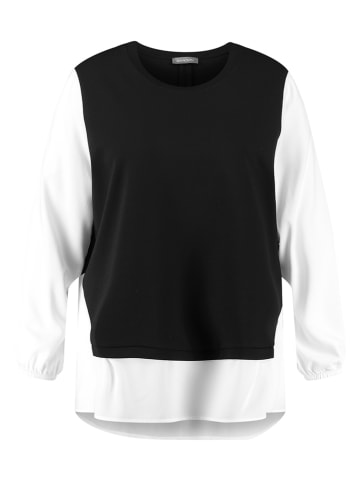 SAMOON Bluzka w kolorze czarno-białym
