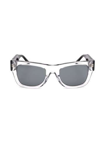 Jimmy Choo Herren-Sonnenbrille in Transparent-Schwarz/ Grau