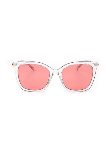 Jimmy Choo Damen-Sonnenbrille in Transparent-Gold/ Pink
