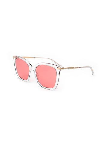 Jimmy Choo Damen-Sonnenbrille in Transparent-Gold/ Pink