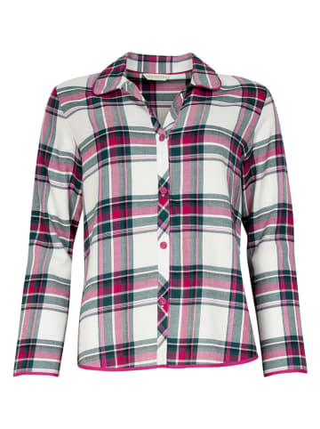 Cyberjammies Koszulka piżamowa "Penny" w kolorze czarno-biało-różowym