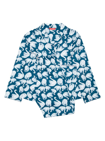 Cyberjammies Pyjama "Maria" in Blau/ Weiß