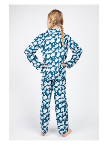 Cyberjammies Pyjama "Maria" in Blau/ Weiß