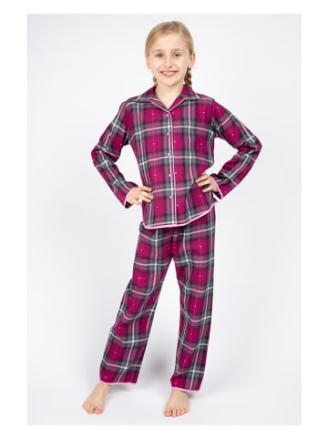Cyberjammies Pyjama "Natasha" in Beere/ Schwarz