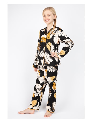 Cyberjammies Pyjama "Annie" in Schwarz/ Orange