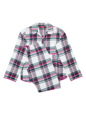 Cyberjammies Pyjama "Penny" wit/roze/groen