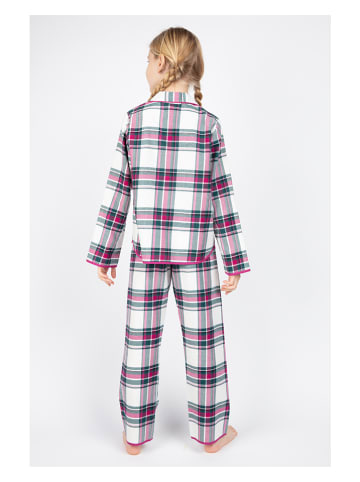 Cyberjammies Pyjama "Penny" wit/roze/groen