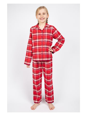 Cyberjammies Piżama "Robyn" w kolorze czerwonym