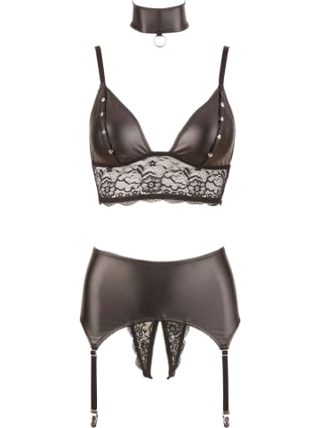 Orion 3-delige lingerieset zwart