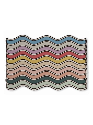 Really Nice Things Podkładka "Colorful Waves" ze wzorem na biurko - 55 x 35 cm