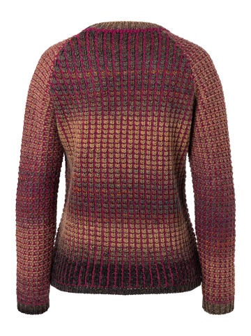 Timezone Sweter w kolorze brązowo-fioletowym