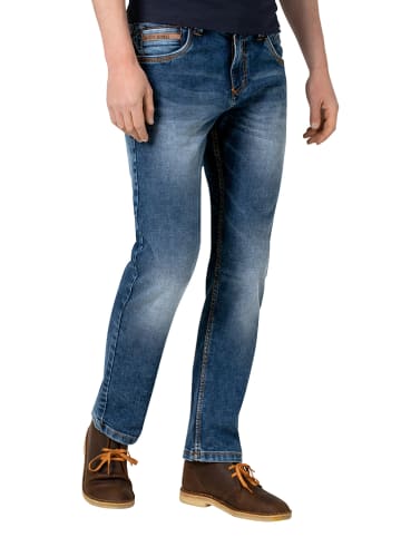 Timezone Spijkerbroek "Edward" - slim fit - blauw