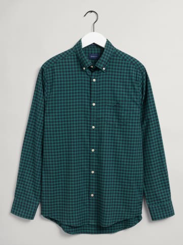 Gant Blouse - regular fit - groen/blauw