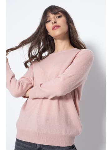 AUTHENTIC CASHMERE Kaszmirowy sweter w kolorze jasnoróżowym
