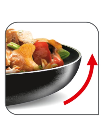 Tefal Braadpan "Resist" grijs/zwart - Ø 24 cm