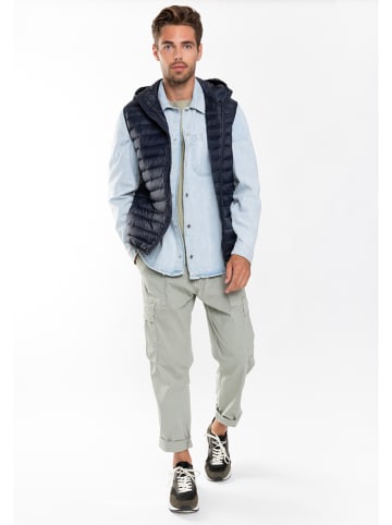 Northwood Doorgestikte bodywarmer "Park" donkerblauw